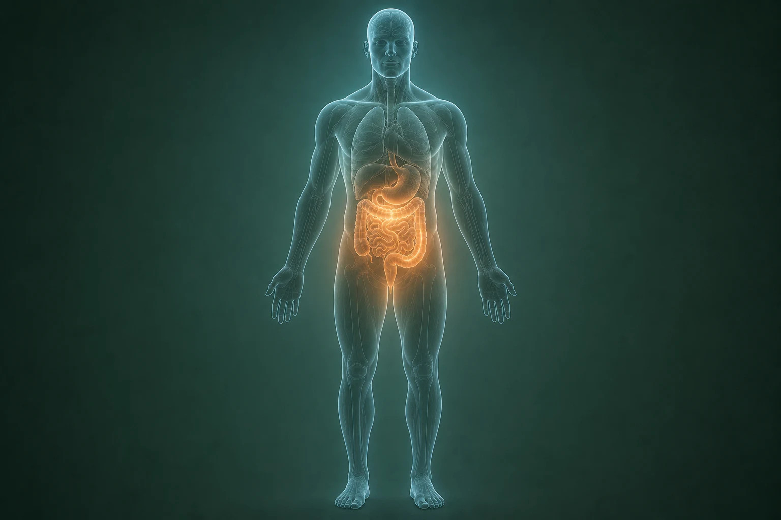 복부의 따뜻함과 전신의 차가움이 균형을 찾는 급성장염 열의 흐름
