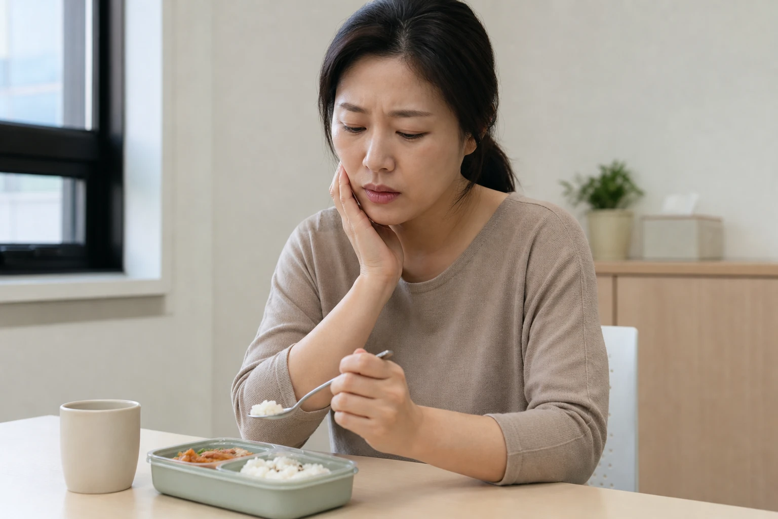 베체트병 진료 전 증상과 검사·기록을 확인하는 장면
