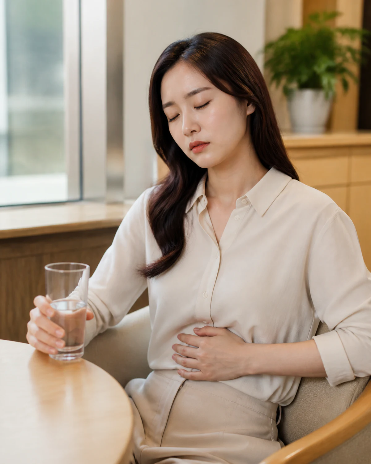 인슐린저항성 진료 전 증상과 검사·기록을 확인하는 장면