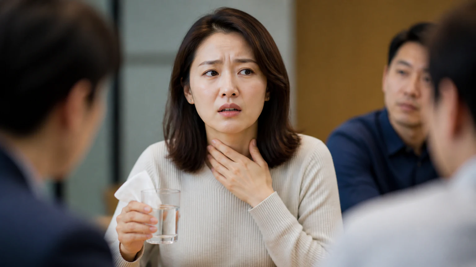 후비루 증상이 반복되어 걱정하는 환자