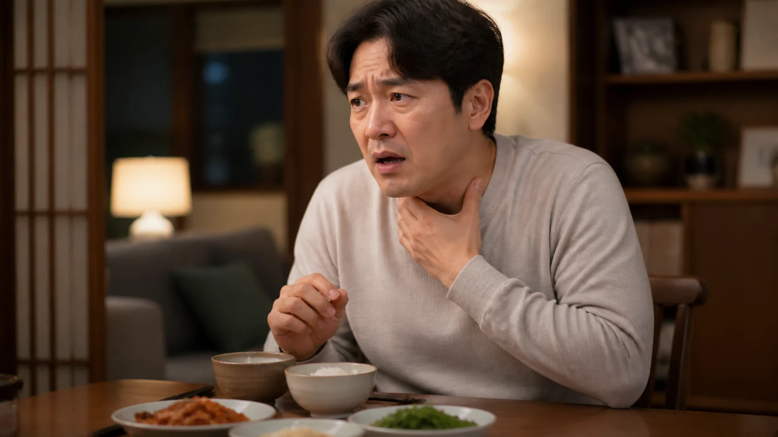 역류성 후두염 증상이 반복되어 걱정하는 환자