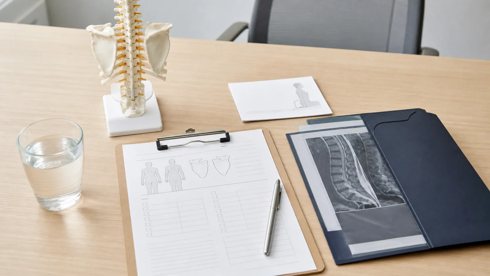 관절 뻣뻣함과 X-ray, 혈액검사 기록을 함께 정리하는 자료