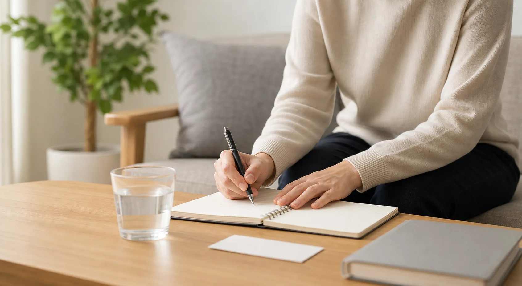 항문거근증후군과 항문괄약근 이상을 처음 의심해 상담 전 변화를 적는 환자