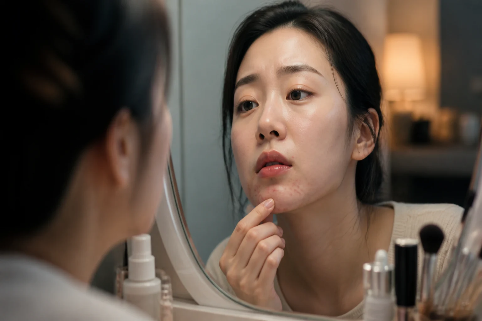 마스크를 벗어도 턱·입가 여드름이 반복되면 무엇을 확인할까요 건강정보 대표 이미지