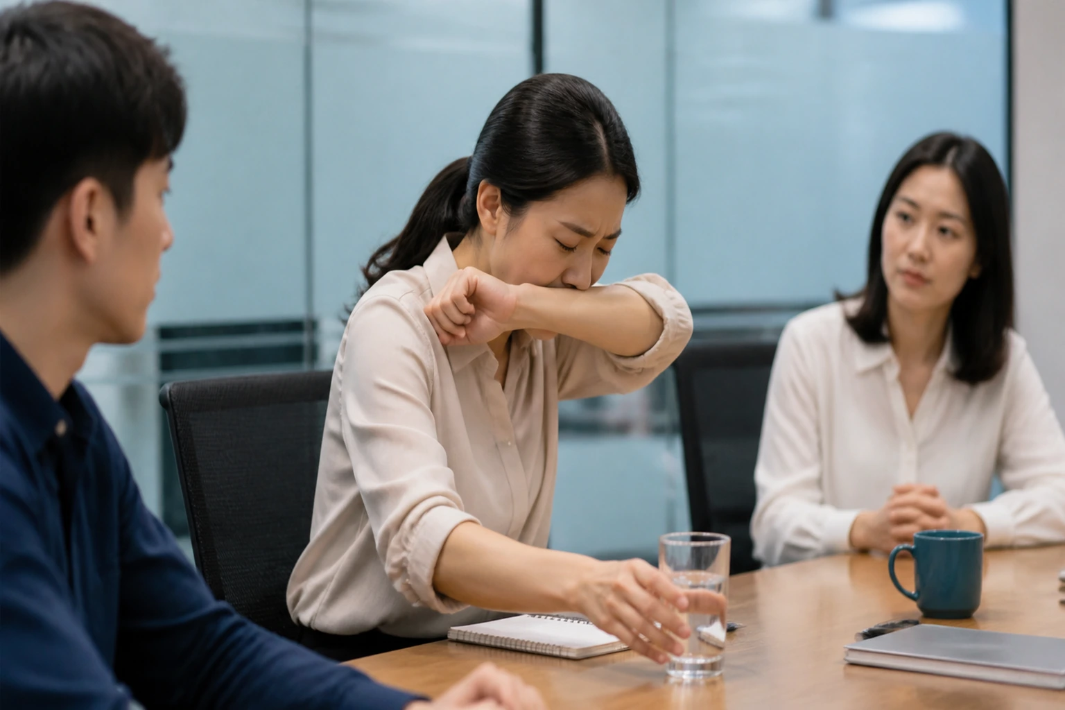 엑스레이는 괜찮은데, 밤과 대화 중 기침이 두 달 넘게 이어진다면 건강정보 대표 이미지