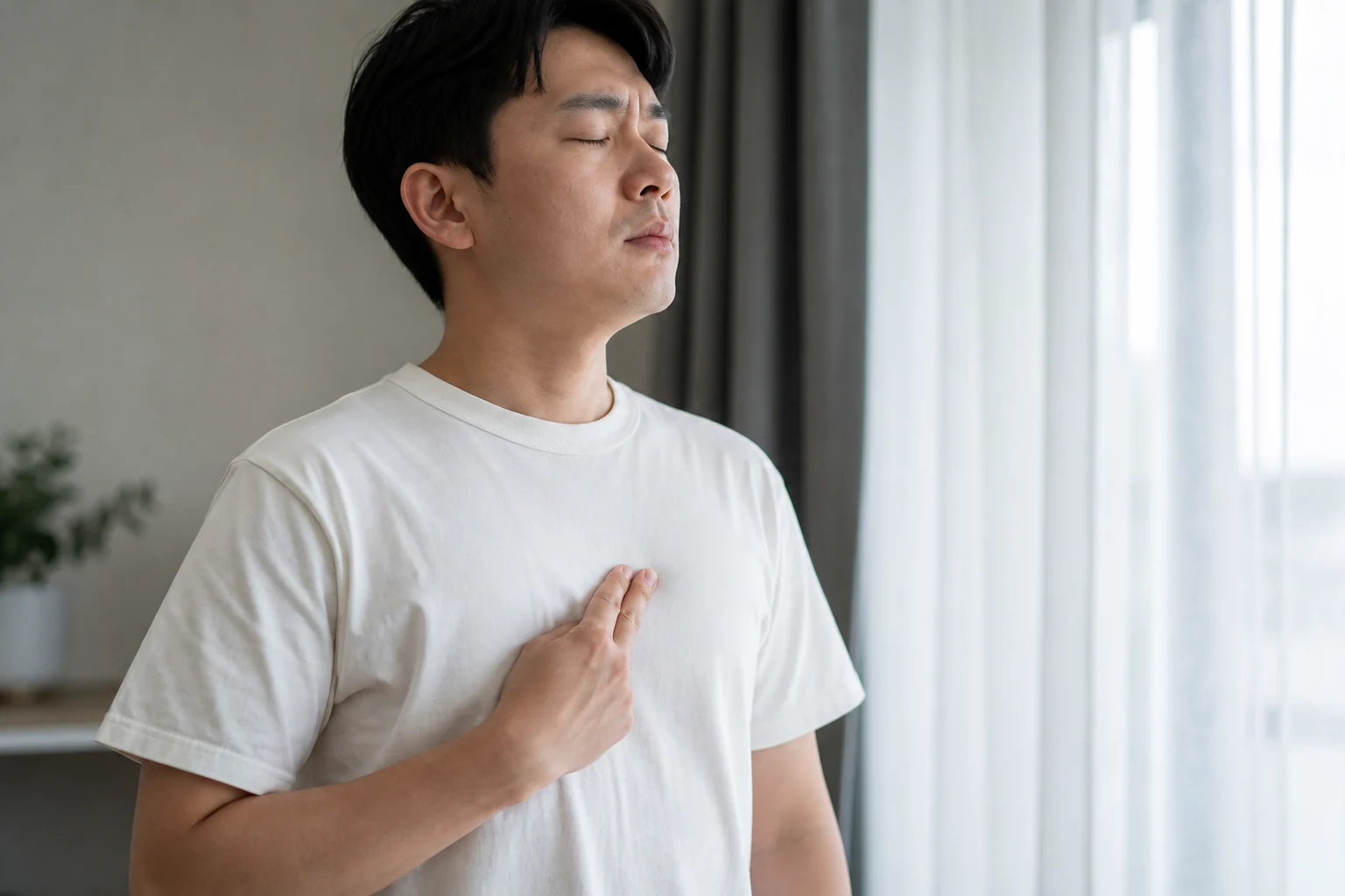검사는 괜찮다는데, 누르거나 숨쉴 때 같은 가슴 통증이 남는다면 건강정보 대표 이미지