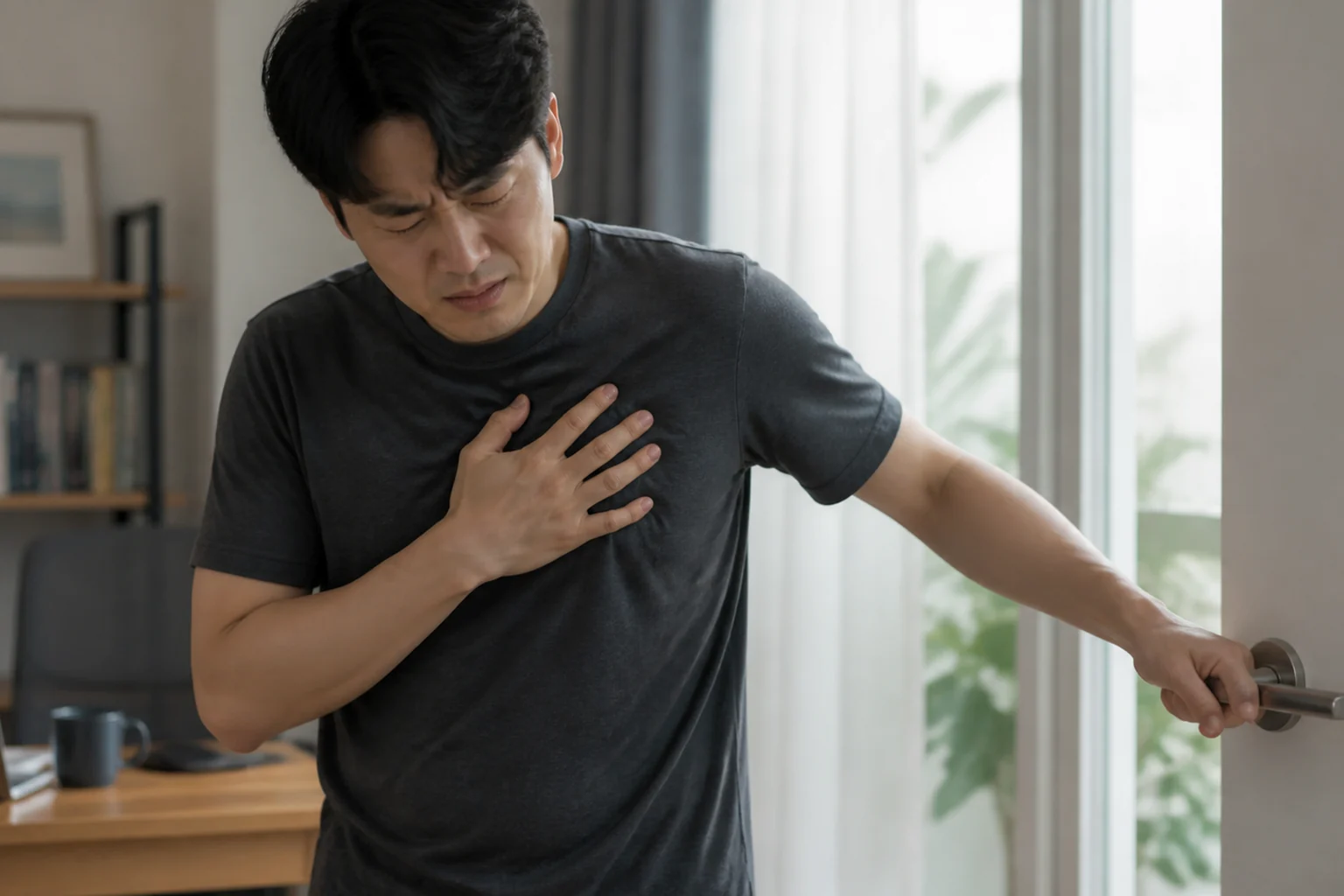 검사는 괜찮다는데, 팔을 뒤로 젖히면 앞가슴이 당길 때 건강정보 대표 이미지