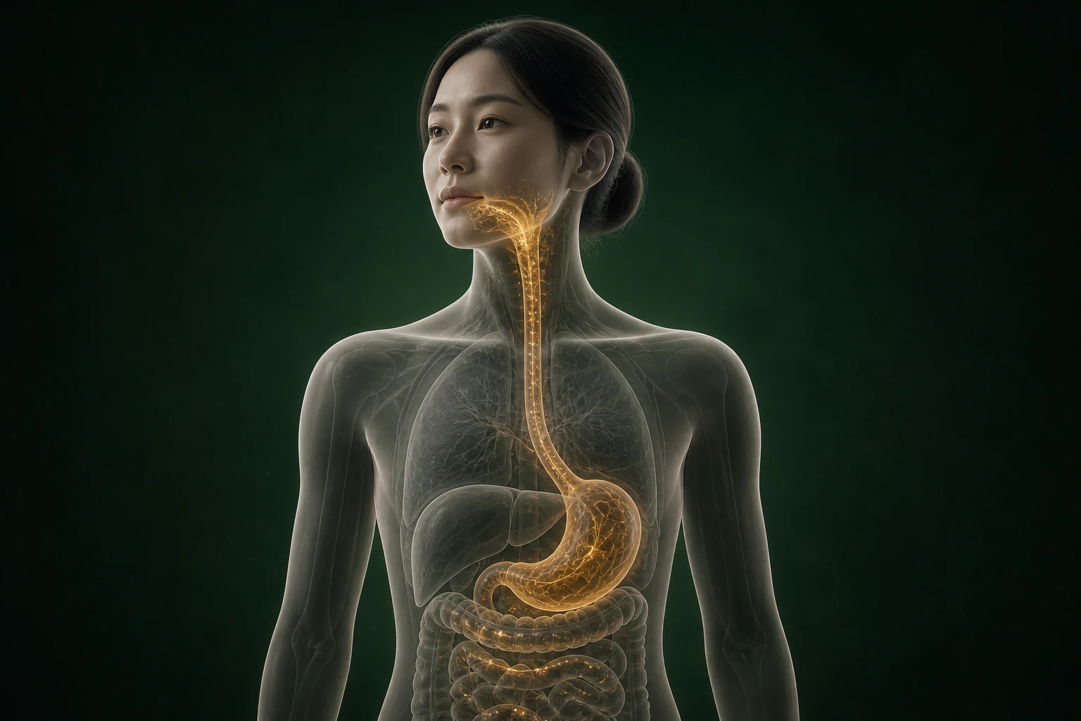 입을 다문 한국인 성인의 구강 영양·미세순환이 인후와 소화 흐름으로 이어지는 물질 경로