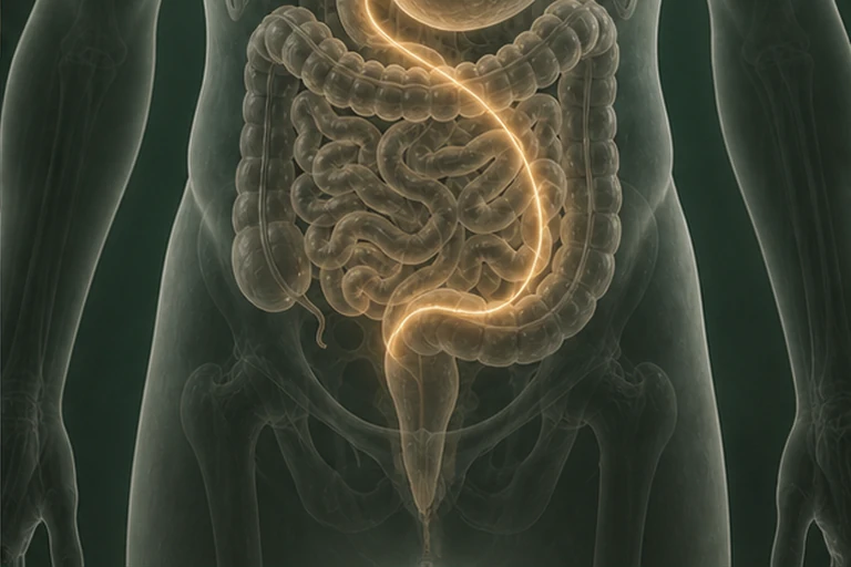위·소장의 수분 흡수와 장 신호가 아랫배·횡격막 움직임으로 이어지는 흐름