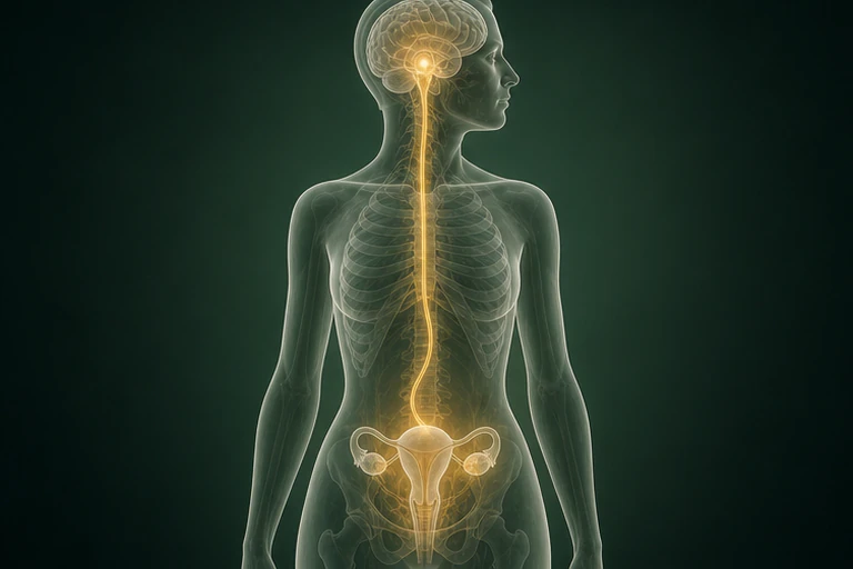 뇌의 호르몬 조절 신호가 난소와 자궁으로 이어지는 경로